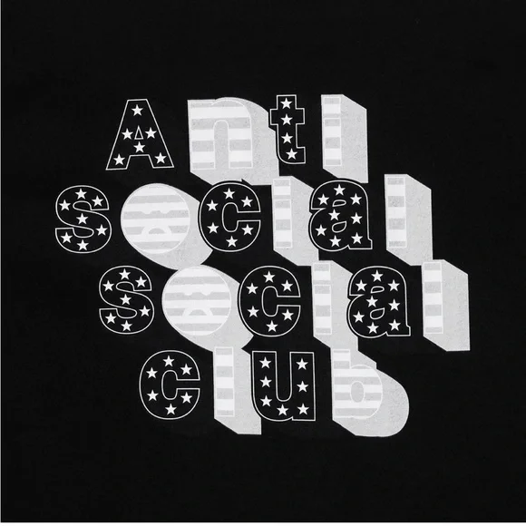 Anti Social Social Club Tee L Sign Me Up - Picture 3 of 4